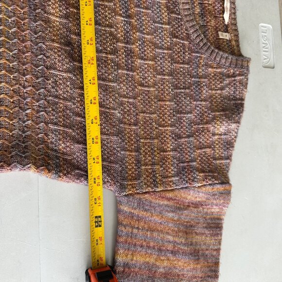 Soft Surroundings Mina Spacedye Knit Pullover Sweater 2ED38 Womens size Medium - Picture 7 of 8
